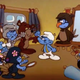 Weirdly, the only costumed Smurf not yelling at Tailor in this scene is Grouchy.